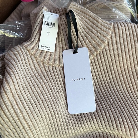 NWT Varley Mayfair Mock-Neck Sweater S - Picture 4 of 12